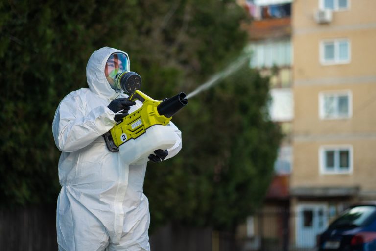 Dezinfectare nebulizare fogger spațiu exterior ATUM